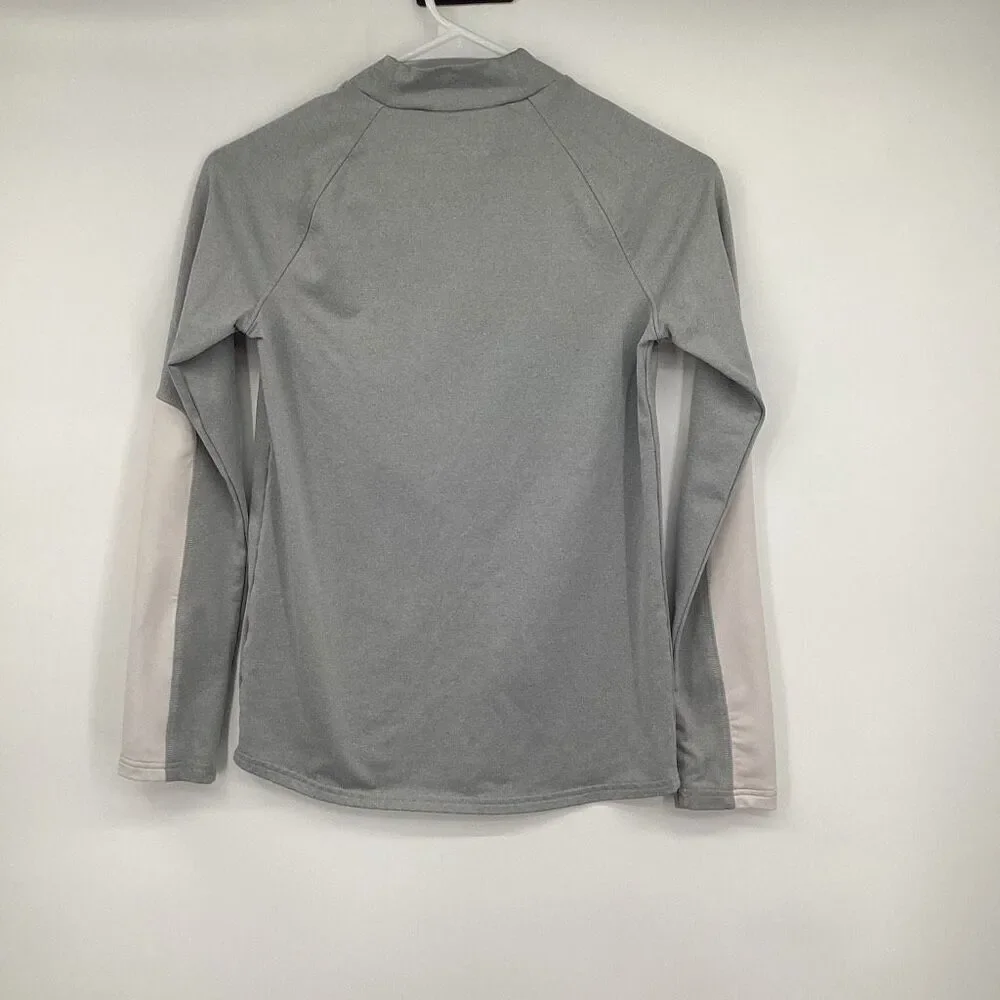 Youth Under‎ Armour Coldgear long sleeved Mock Neck gray/white XL